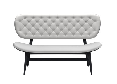 现代布艺双人休闲椅-344